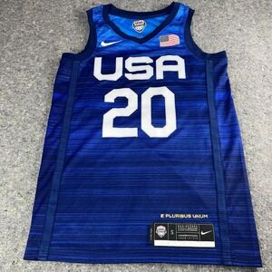 Nike Team USA 2020 Basketball Dri-FIT Jersey Men's Small/Blue